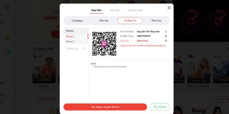 Nạp tiền Max88 hỗ trợ nhanh